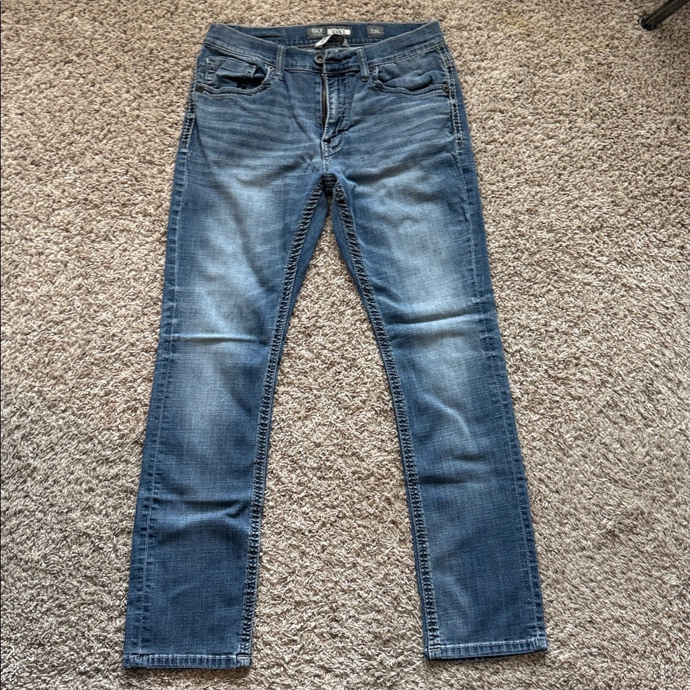 BKE Jake Straight Leg Blue Jeans